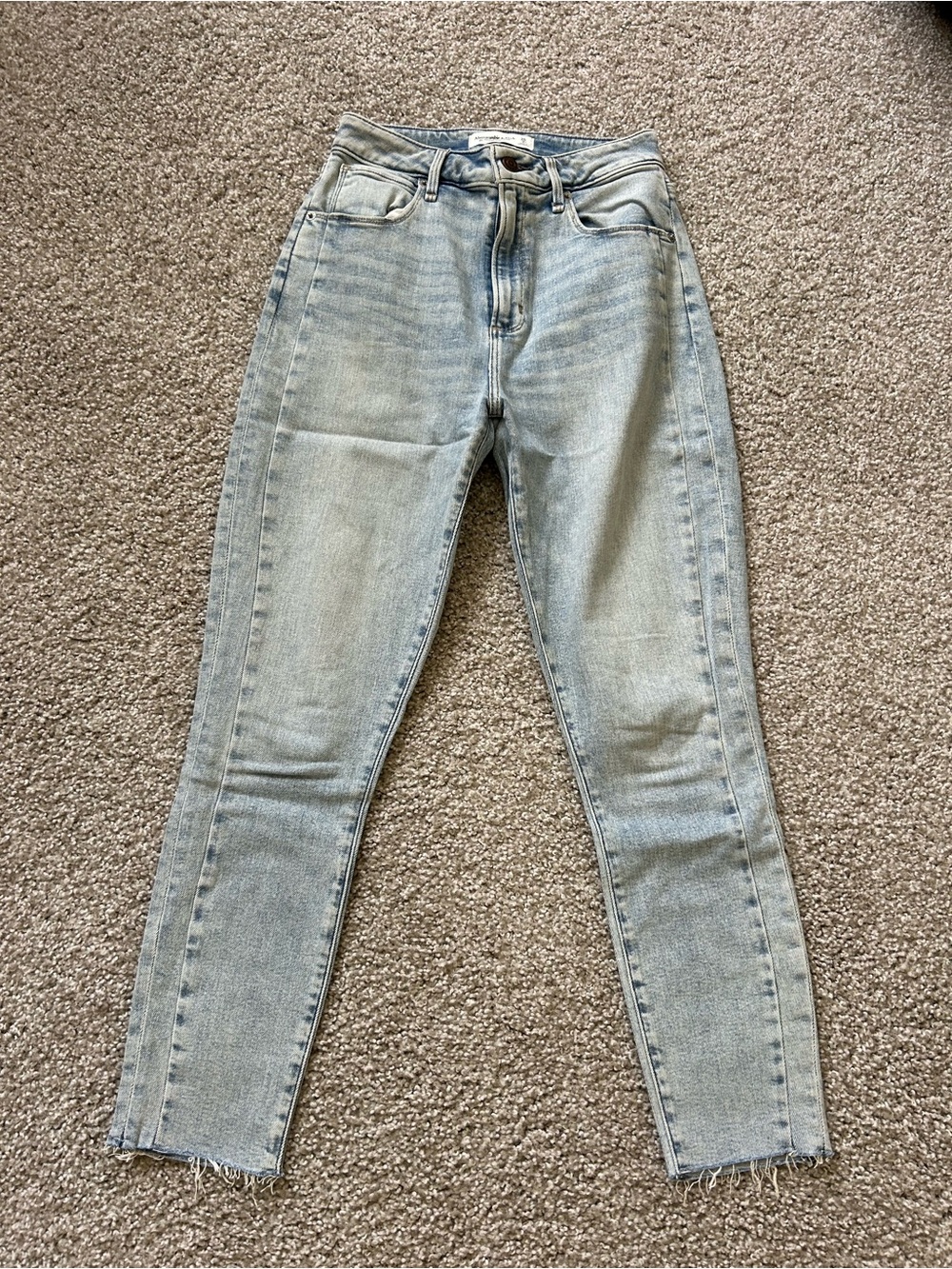 Abercrombie Super Skinny Ankle High Rise Jean Curve Love Short 26/2S